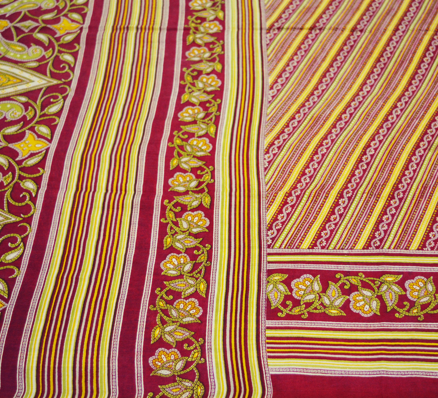 Indian Vintage Sari Pink Pure Silk Bandhani Printed Sarees Fabric 6yd Sewing Craft Fabric DressMaking Soft