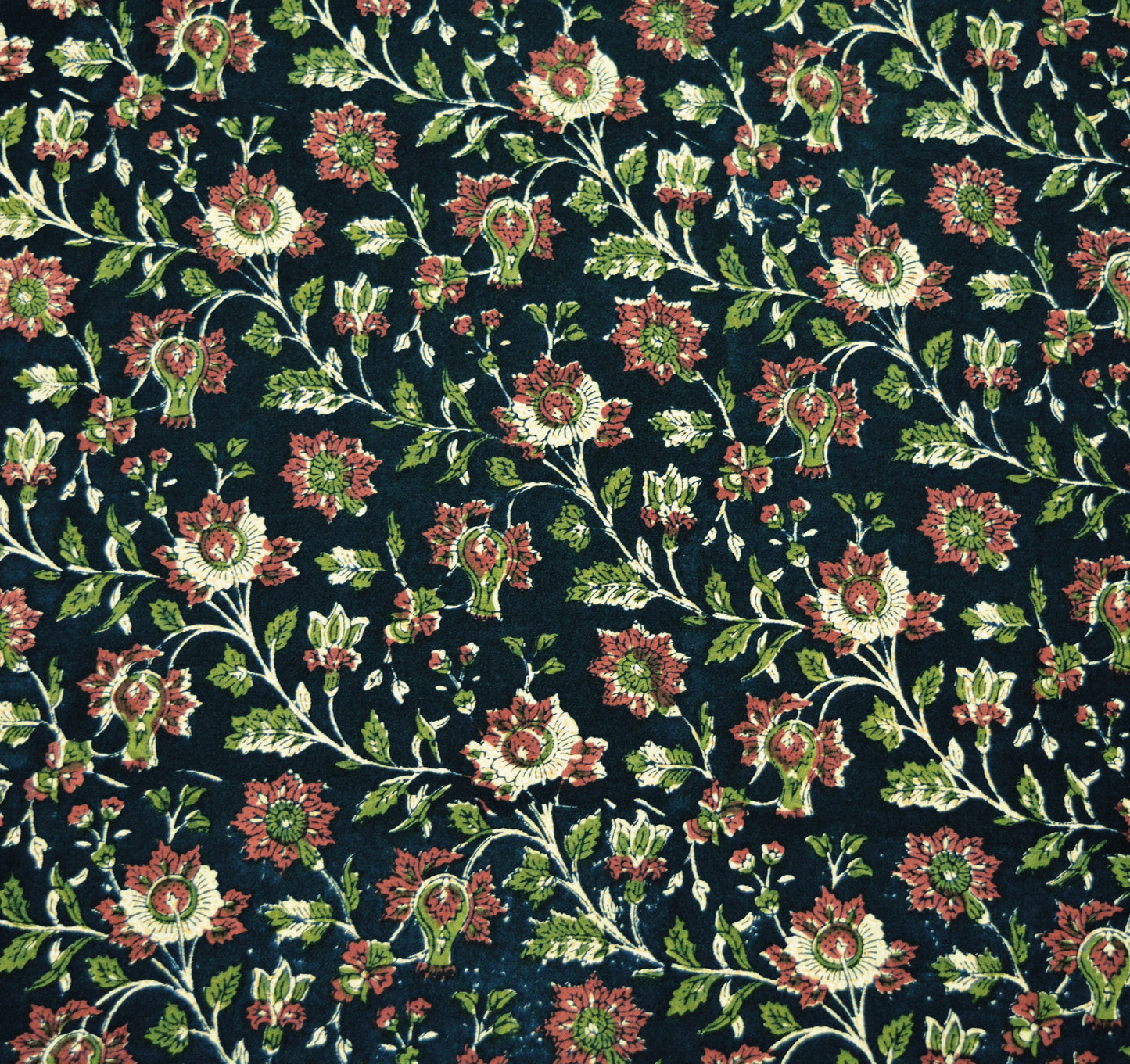 Indian Vintage Sari Black Pure Crepe Silk Block Printed Saree 5yard Sewing Floral Soft Craft Fabric Wrap