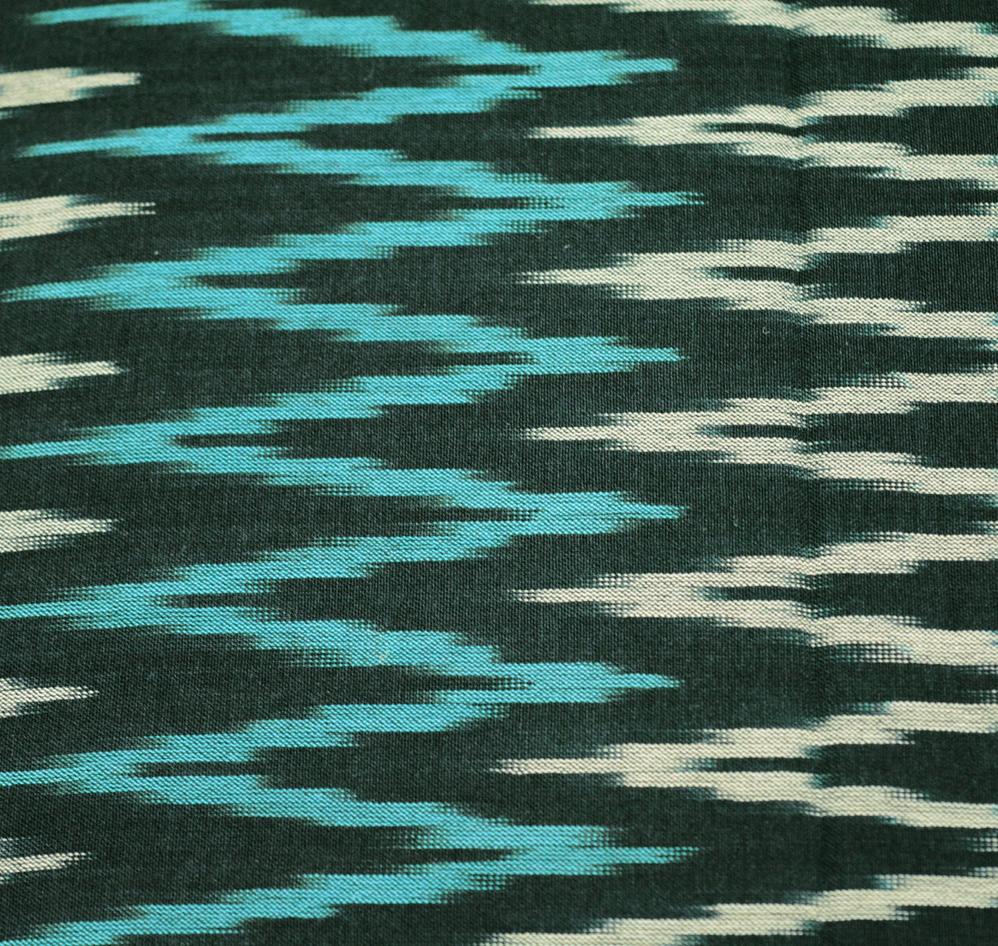 Indian Vintage Black & Blue Saree Pure Cotton Hand woven Sambalpuri Ikat Indian Sari Fabric 5Yard Ethnic