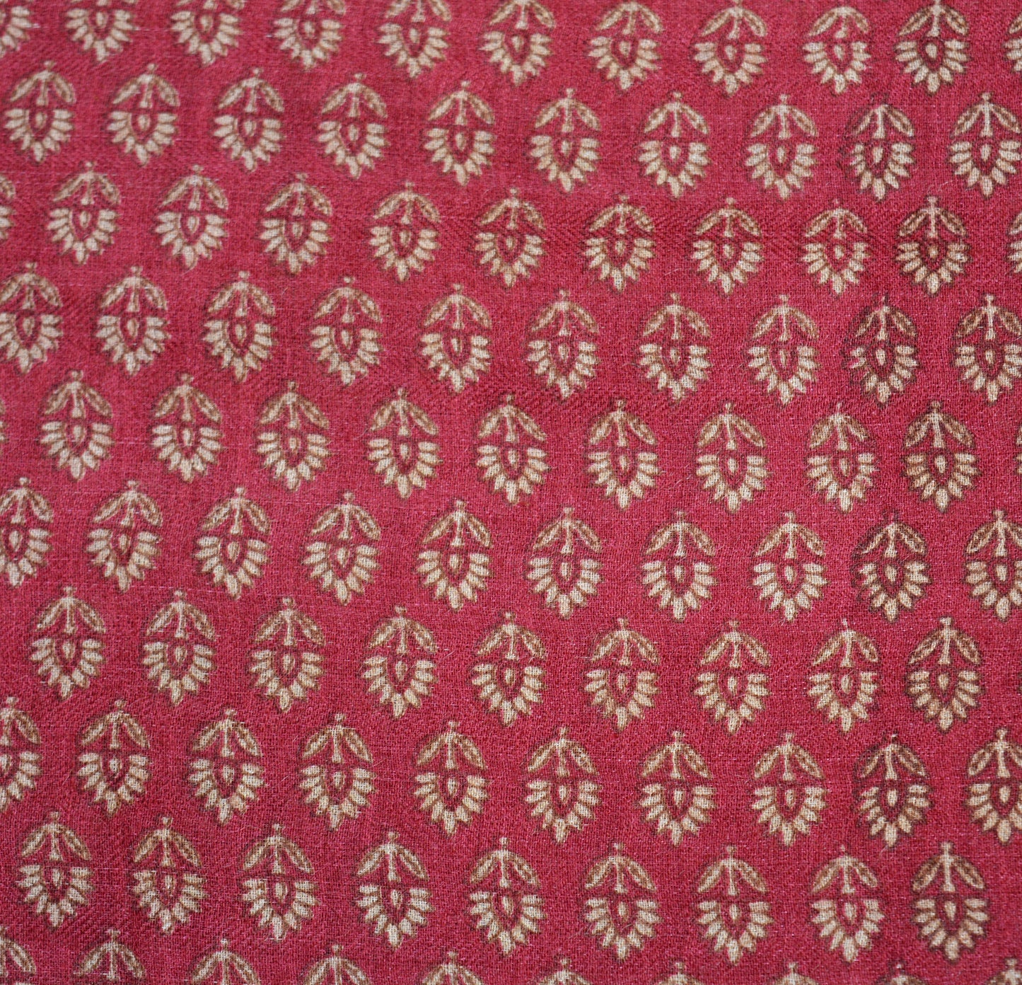 Vintage Maroon Heavy Saree Woven Printed 100% Pure Woolen Indian Sari Fabric 5Yard Indian Sari Soft Floral