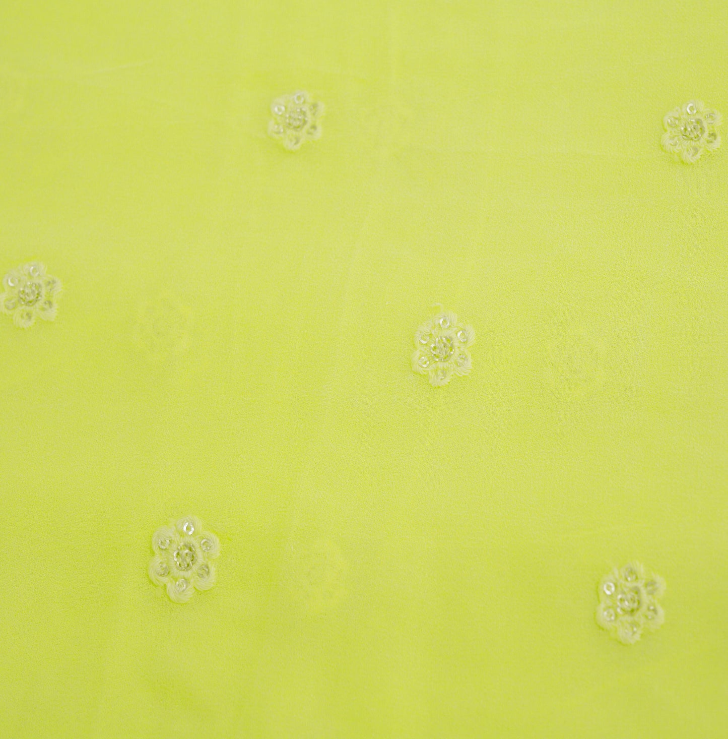 Indian Vintage Yellow Dupatta Long Stole Blend Georgette Hand Embroidered Indian Scarves Veil Scarf Wrap Hippie Boho