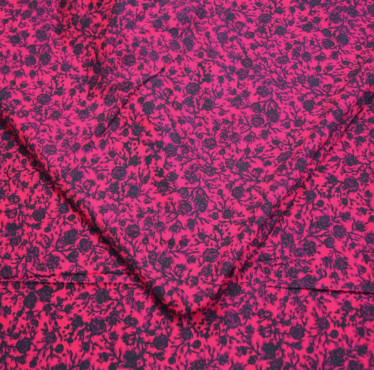 Indian Vintage Sari Pink Pure Silk Printed Saree Fabric 5yard Sewing Craft Fabric DressMaking Soft Wrap Floral
