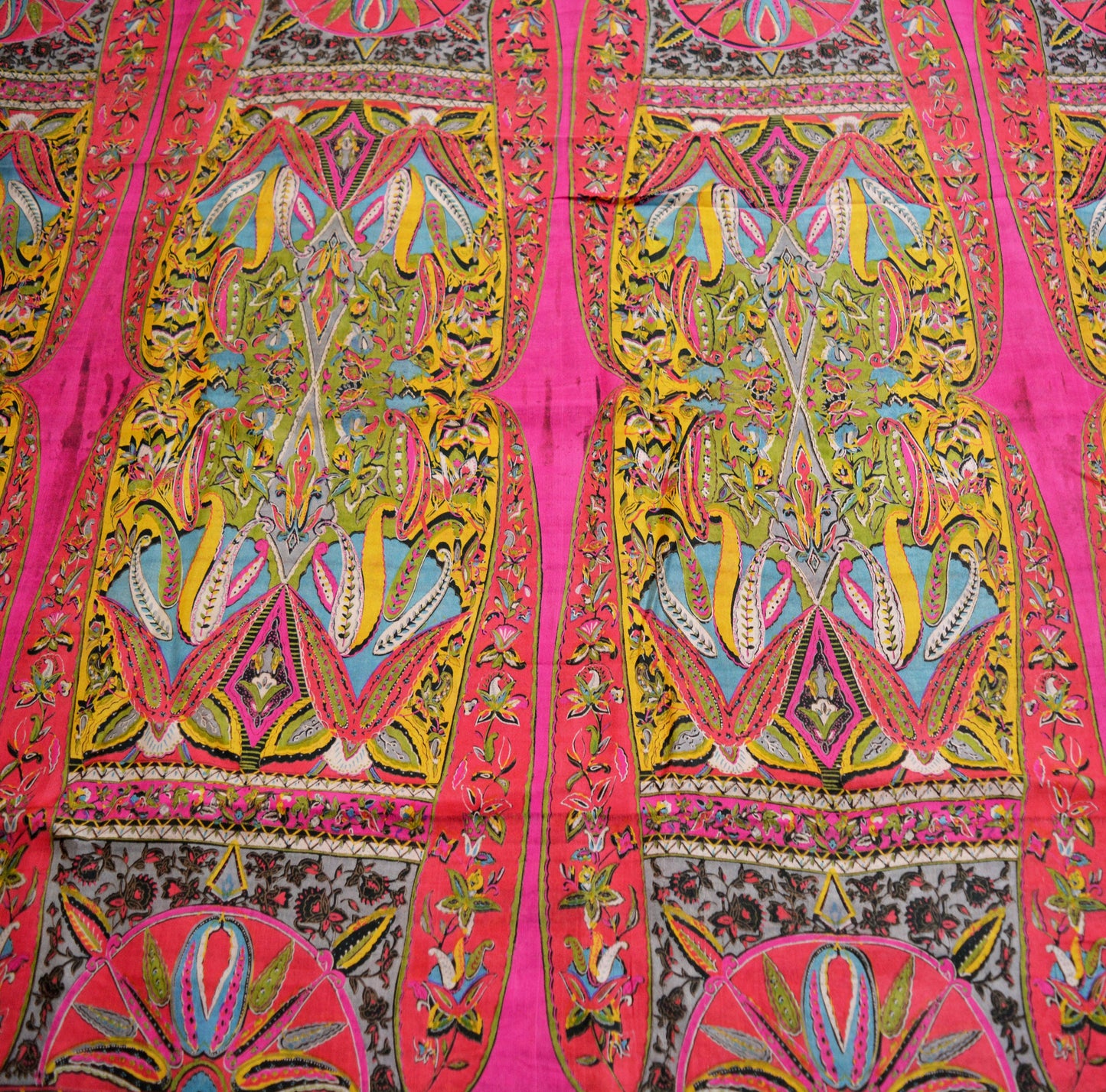 Indian Vintage Sari Black 100% Pure Silk Block Printed Saree Fabric 6yard Sewing Craft DressMaking Soft Floral