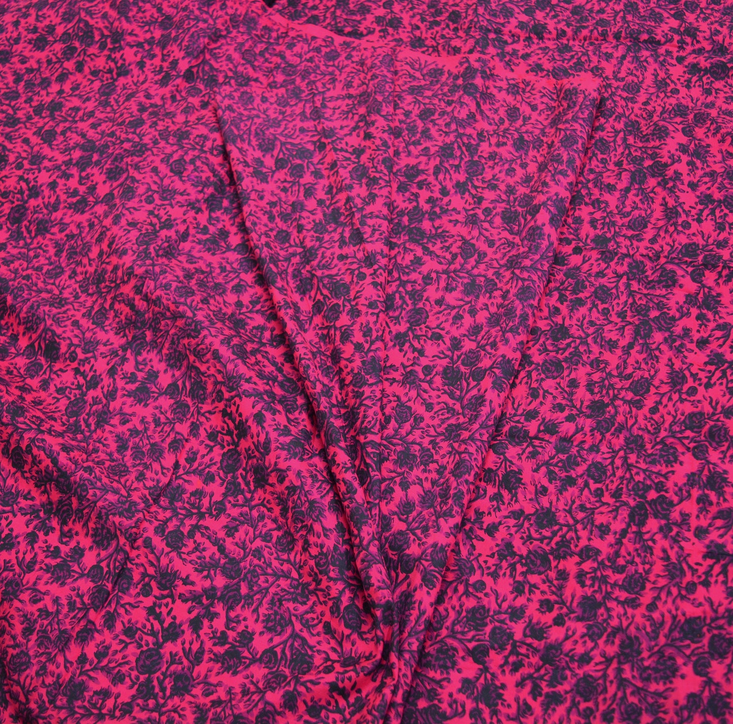 Indian Vintage Sari Pink Pure Silk Printed Saree Fabric 5yard Sewing Craft Fabric DressMaking Soft Wrap Floral