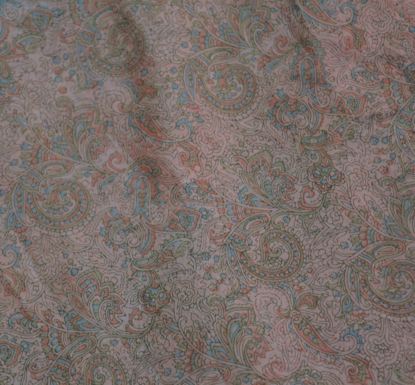 Indian Vintage Saree Maroon & Blue 100% Pure Silk Printed Saree Sari Fabric 6yard Sewing Craft DressMaking Soft Floral Zari