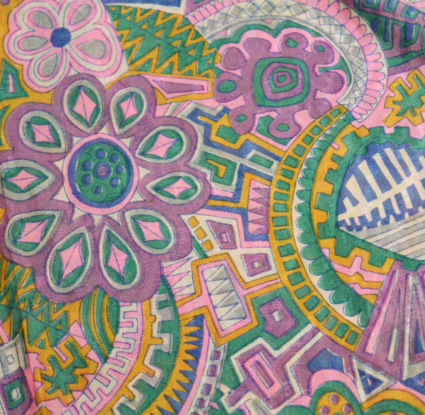 Indian Vintage Sari Purple 100% Pure Silk Printed Saree Fabric 5yd Sewing Craft Fabric DressMaking Soft Floral Paisley