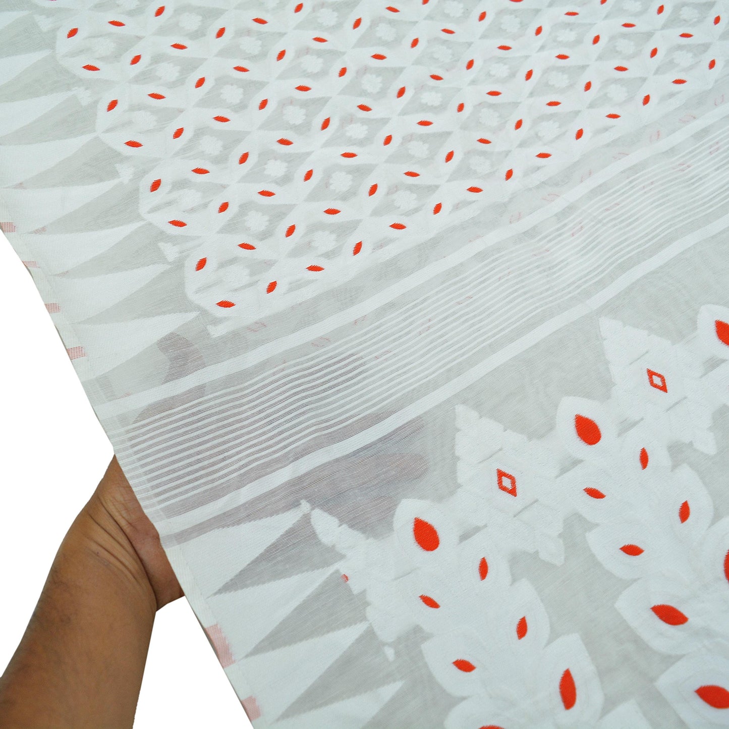 Indian Vintage Sari White Organza Woven Saree Craft Fabric 5Yd Sewing Ethnic Floral Dress Making Upcycle Quitting Crafting Bollywood sarees
