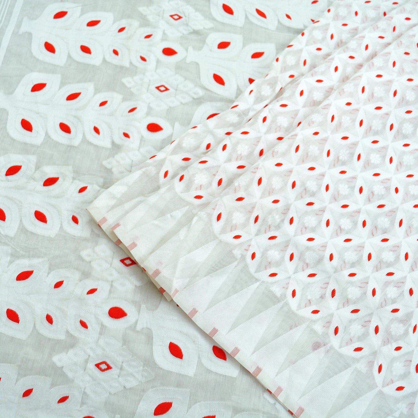 Indian Vintage Sari White Organza Woven Saree Craft Fabric 5Yd Sewing Ethnic Floral Dress Making Upcycle Quitting Crafting Bollywood sarees