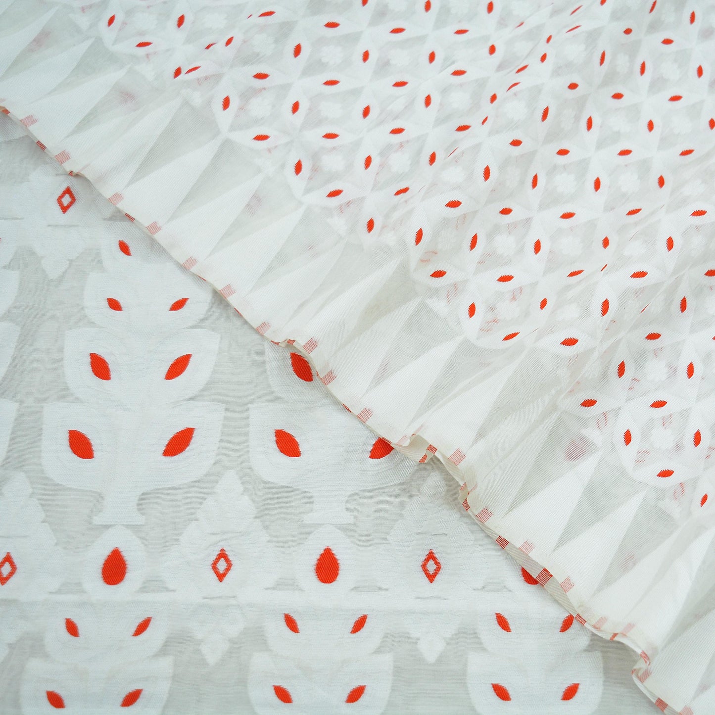 Indian Vintage Sari White Organza Woven Saree Craft Fabric 5Yd Sewing Ethnic Floral Dress Making Upcycle Quitting Crafting Bollywood sarees