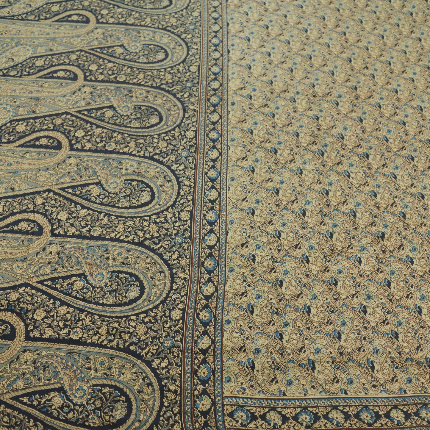 Indian Vintage Beige Saree Pure Silk Printed Sari Craft Fabric 6yd Sewing Craft Dress Making Soft Paisley Quilting Crafting Upcycle Used
