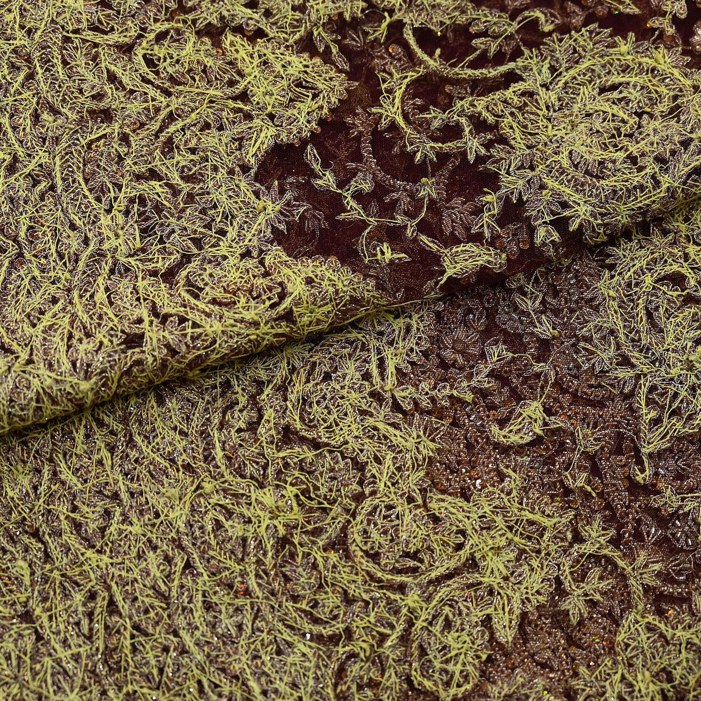 Indian Vintage Heavy Wedding Maroon Dupatta Net Mesh Long Stole Hand Embroidered Scarves Golden Zardozi Zari Sequins Dridal Veil Hijab