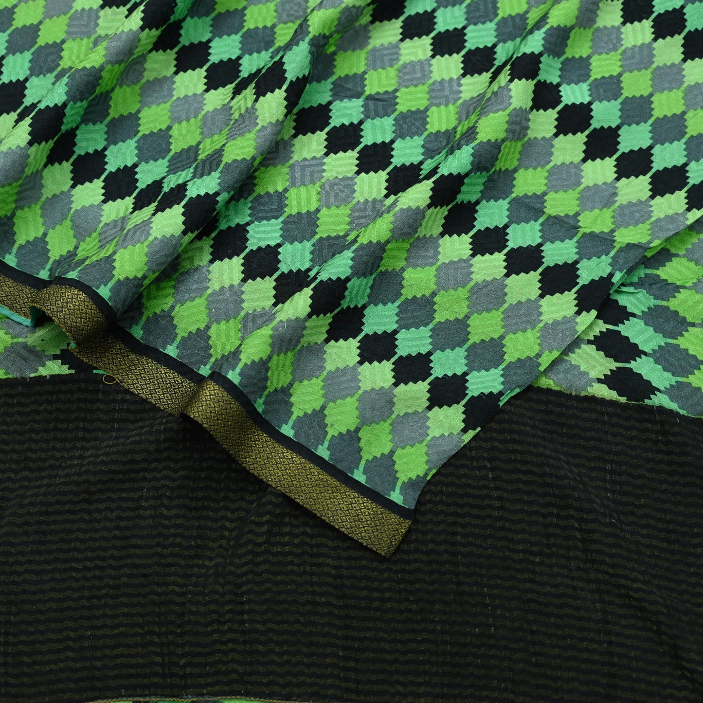 Indian Vintage Multi Saree Pure Crepe Silk Printed Sari Craft Fabric 5yd Sewing Floral Soft Craft Fabric Wrap Crafting Quilting Upcycle
