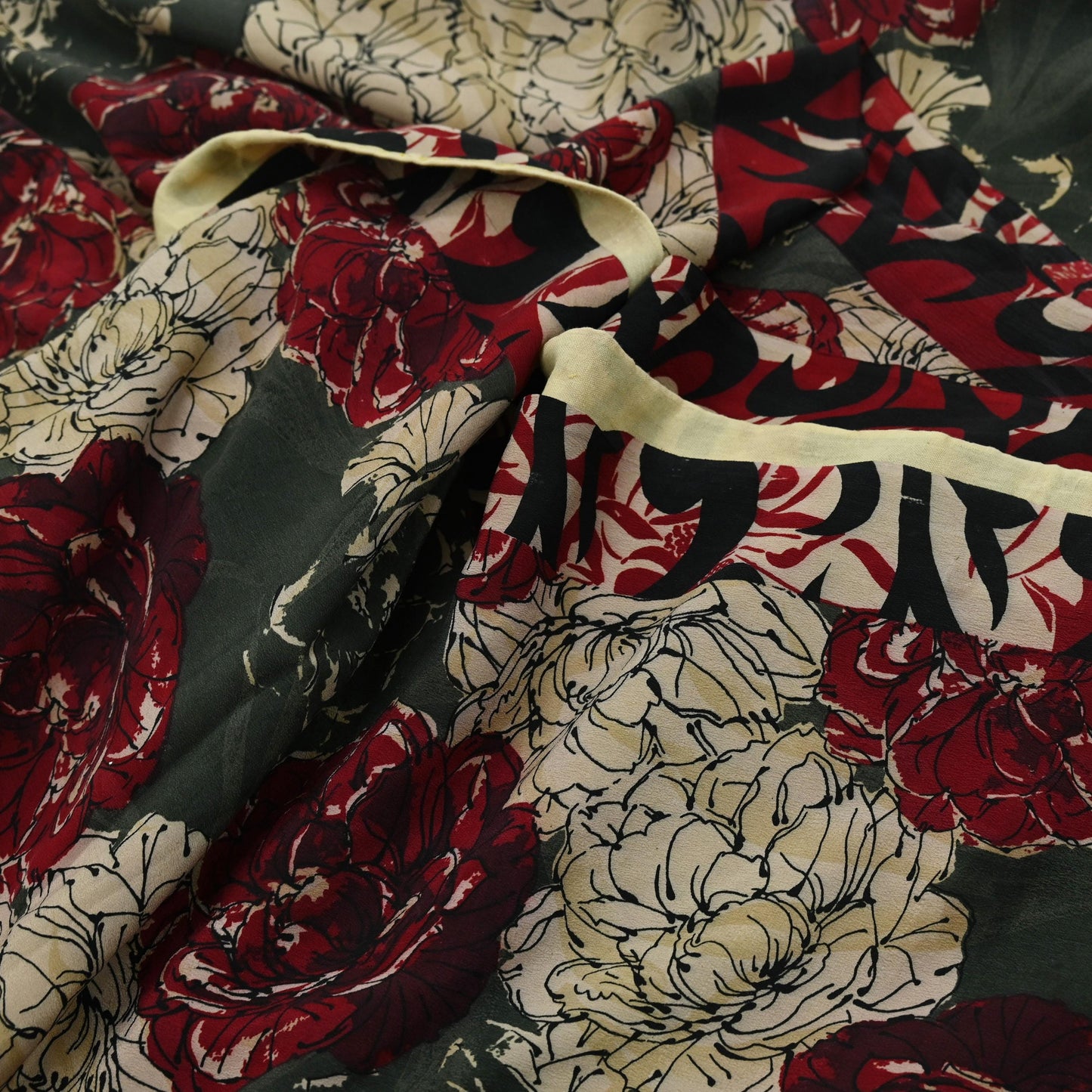 Indian Vintage Sari Multi Pure Crepe Silk Printed Sarees 5yd Sewing Soft Craft Fabric Floral Wrap Quilting Dress Making Crafting