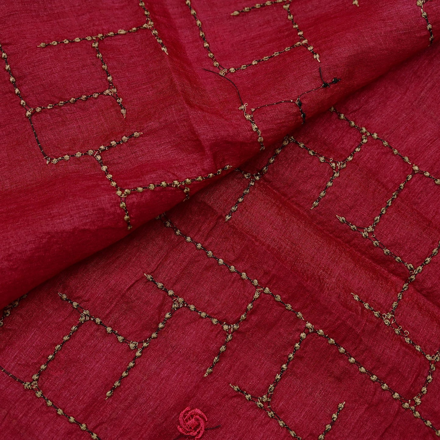 Indian Vintage Pink Dupatta Pure silk Long Stole Hand Embroidered Scarves Floral Design Stole Veil Wrap