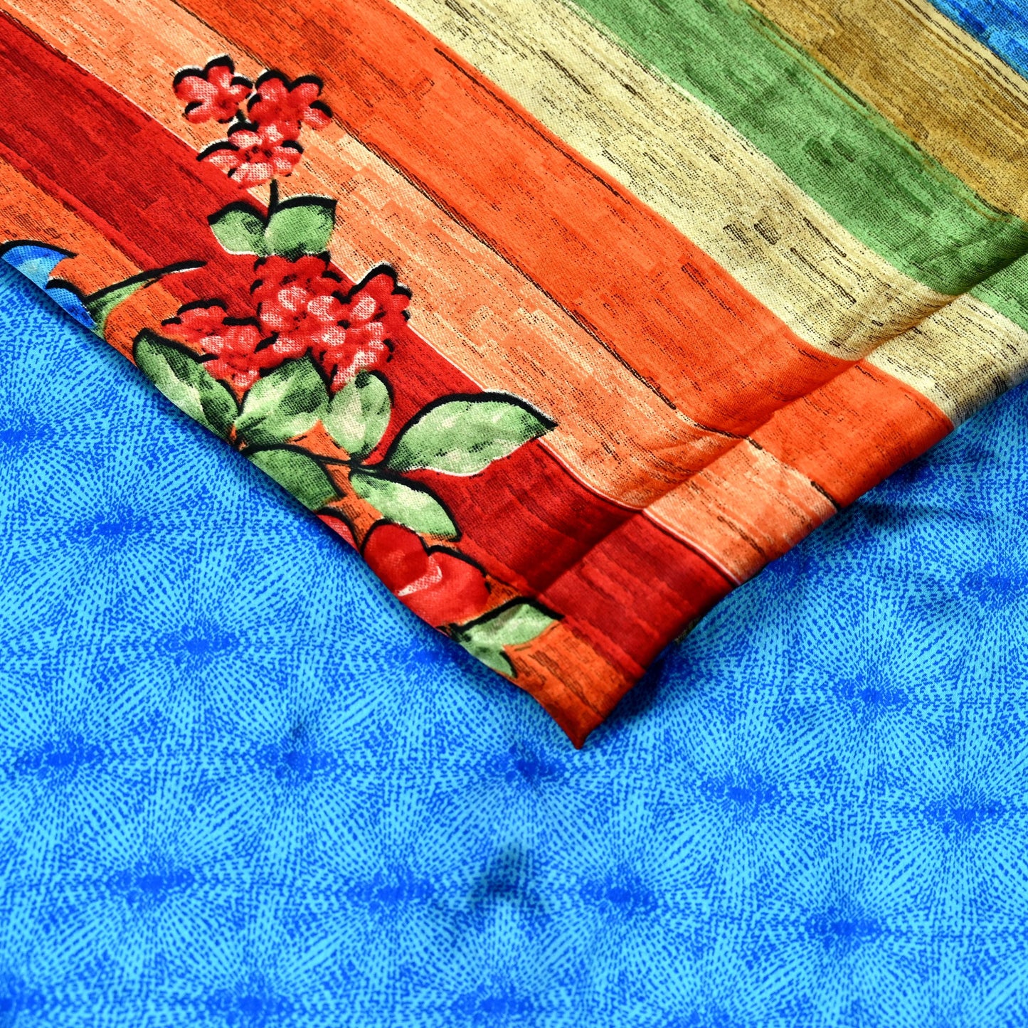 Indian Vintage Saree Multi Satin Printed Sari 5yd Sewing Floral Soft Craft Fabric Dressmaking For Crafting Quilting Upcycle