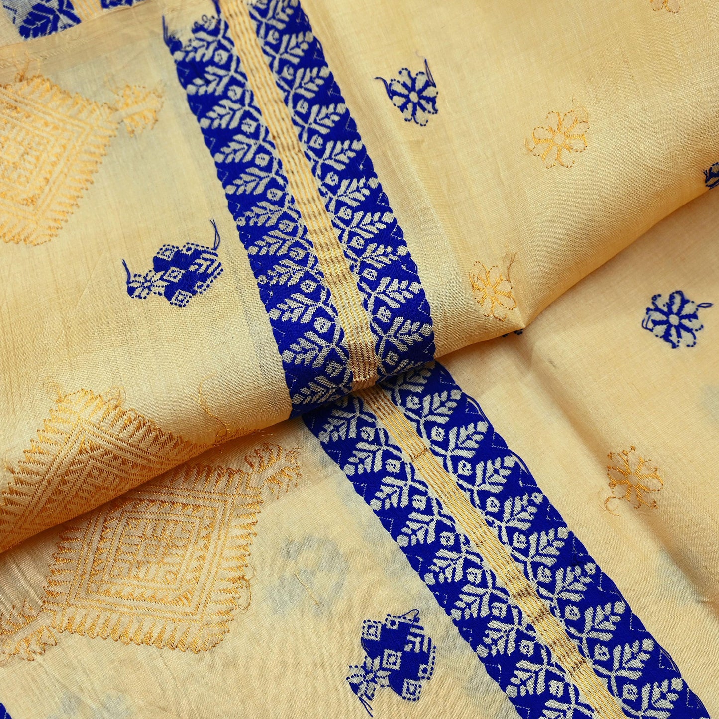 Indian Vintage Beige Dupatta Long Stole Pure Tussar silk Hand Woven Dupatta Veil Scarves soft Boho Wrap Dressmaking Zari