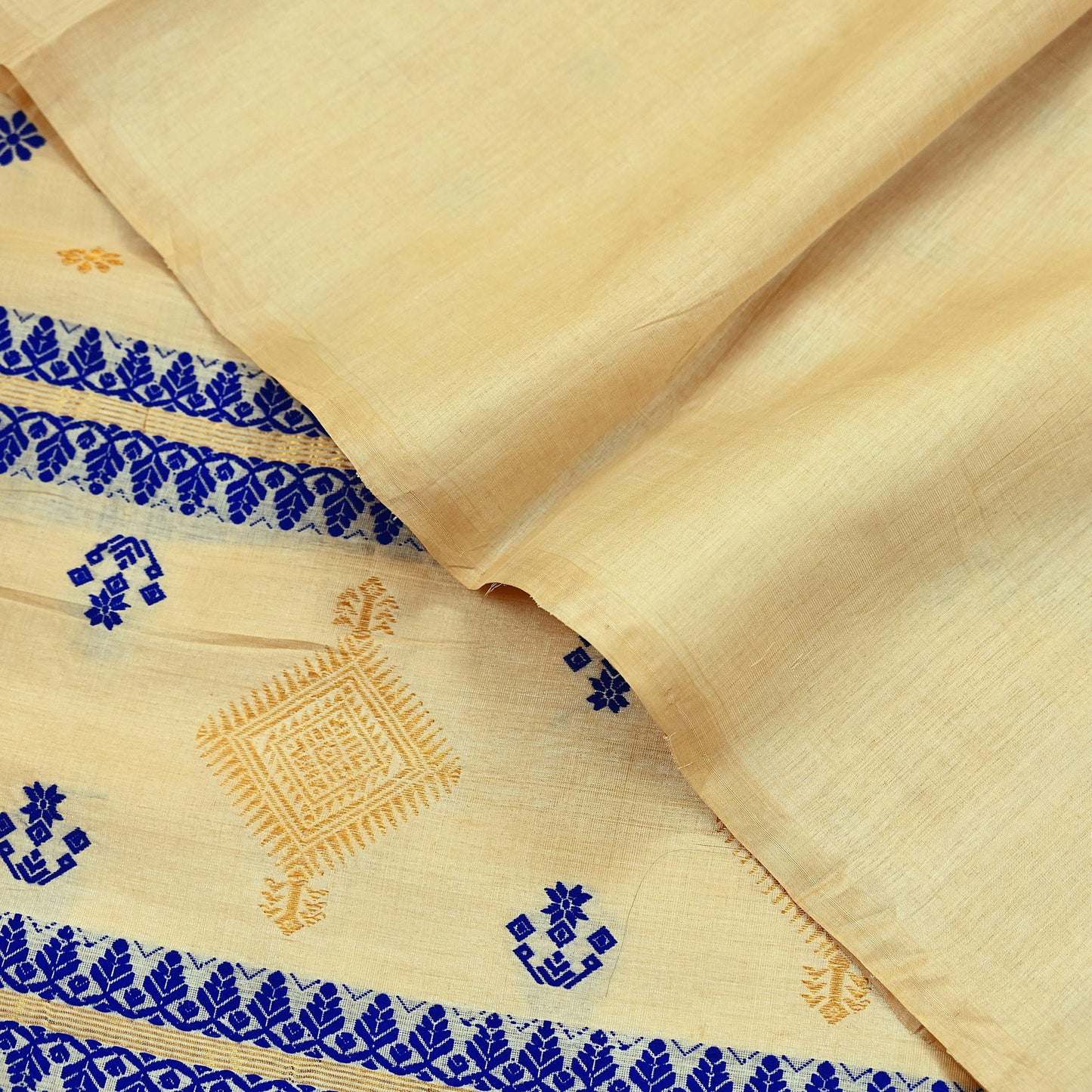 Indian Vintage Beige Dupatta Long Stole Pure Tussar silk Hand Woven Dupatta Veil Scarves soft Boho Wrap Dressmaking Zari