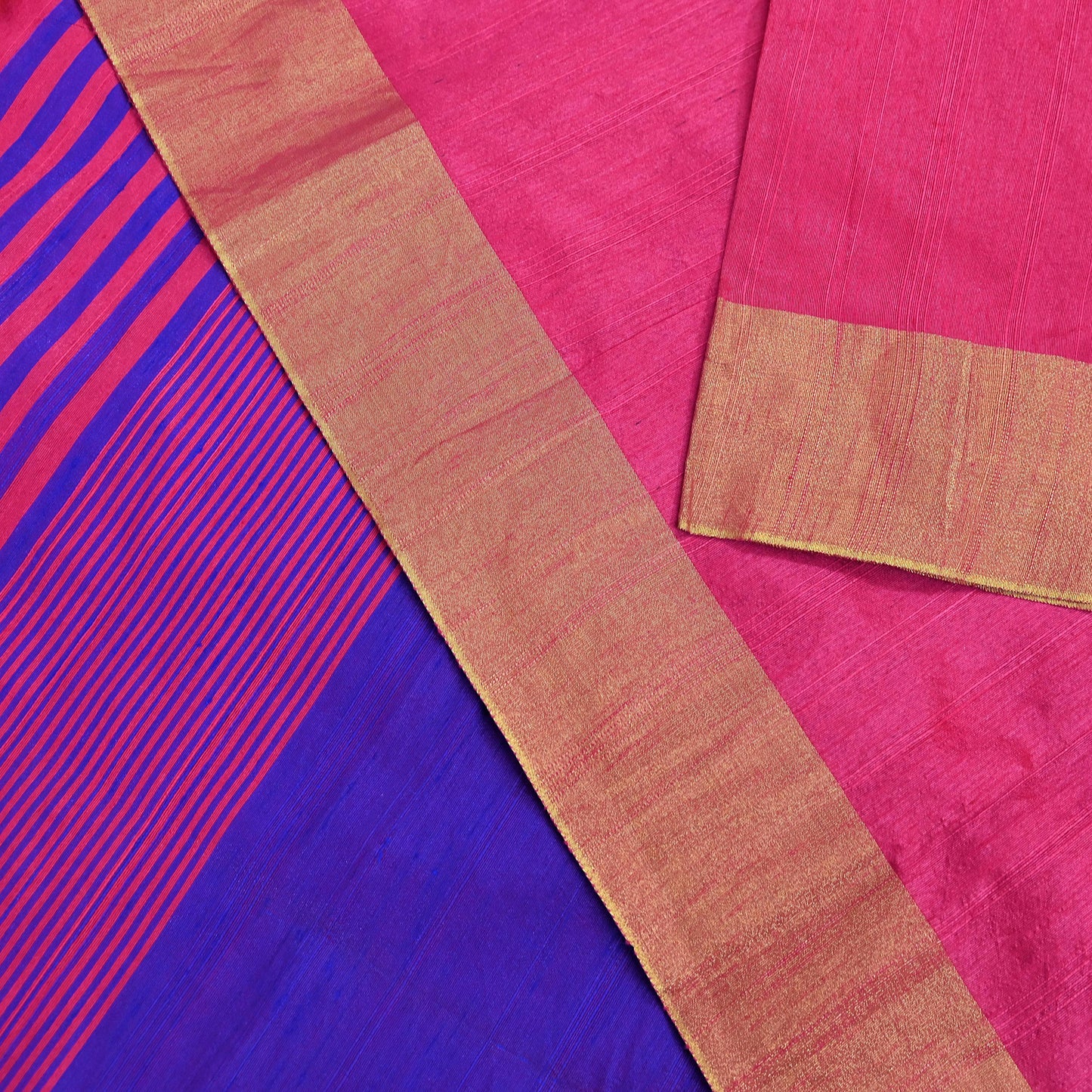 Indian Vintage Sarees Artificial Silk Embroidered Sari Craft Fabric 6Yd Sewing Stripes Dress making Crafting Quilting Upcycle Fringes