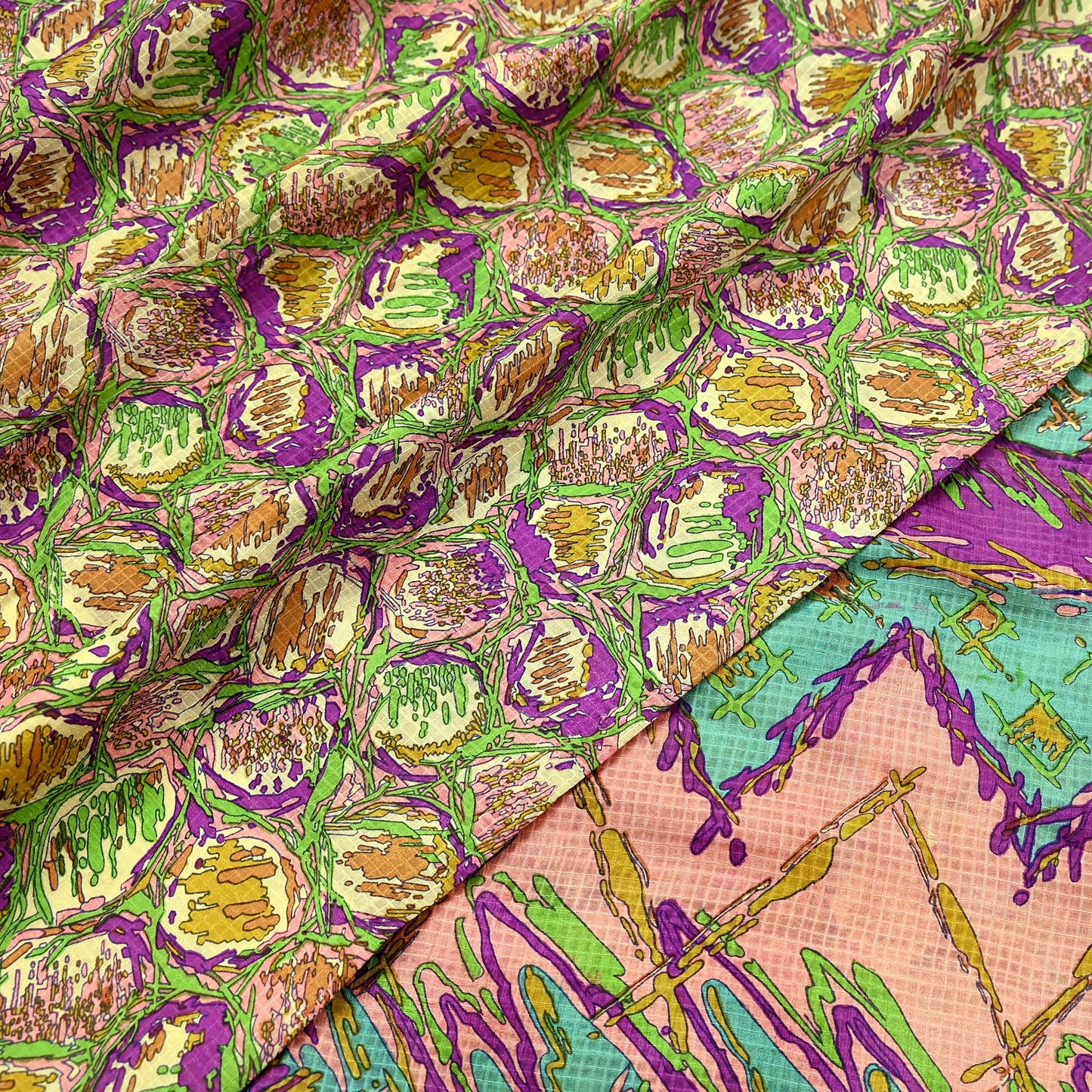 Indian Vintage Multi Saree 100% Pure Silk Printed Sari Craft Fabric 5yd Sewing Dress Making Soft Floral Crafting Quilting Upcycle