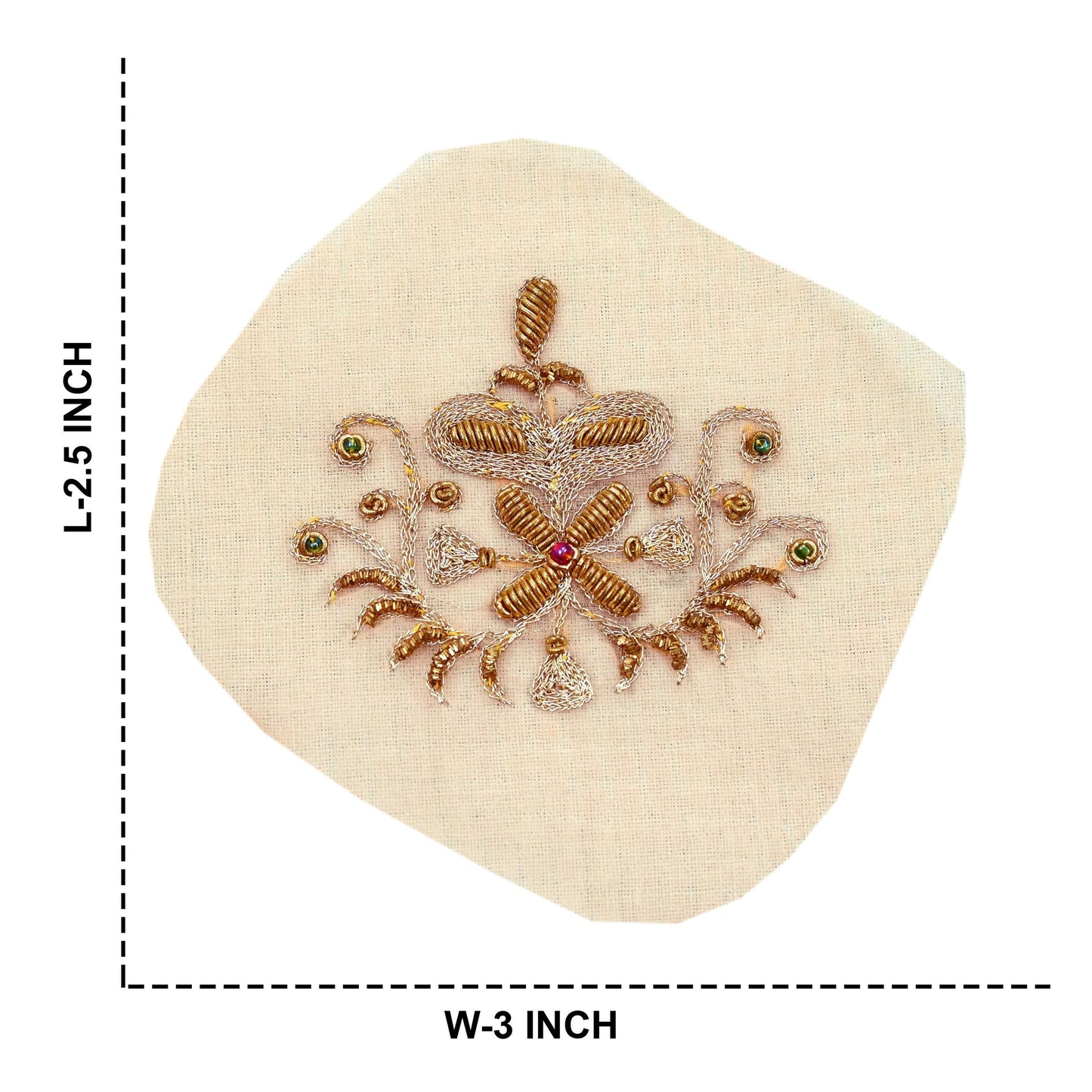 Indian Vintage 3 Pcs Rare Appliques Peach Georgette Applique VERY OLD ANTIQUE Vintage Embroidered Snippets Remnants Craft Journals