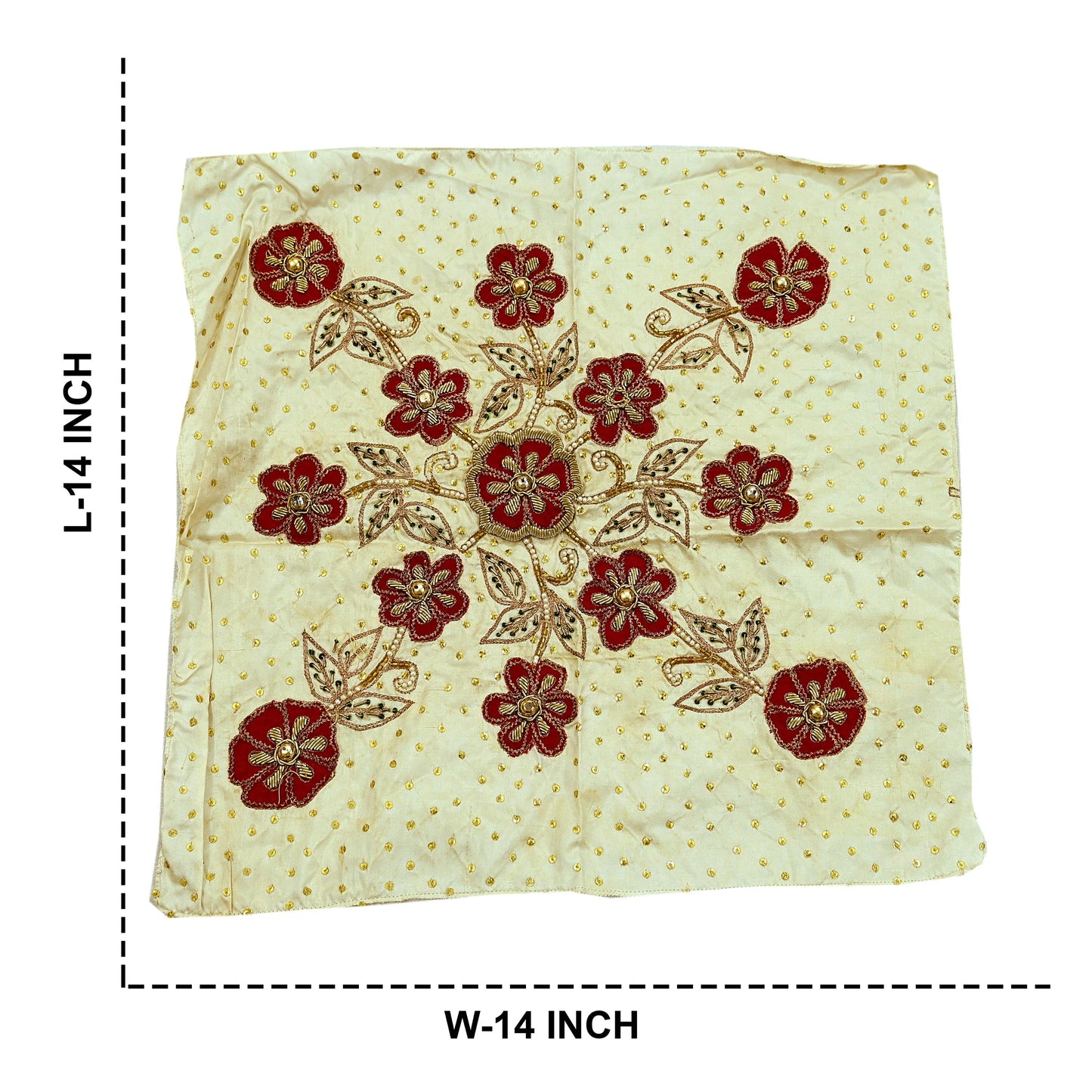 Vintage 1 Pcs Appliques Ivory Sari Pure Silk Applique VERY OLD ANTIQUE Vintage Hand Embroidered Snippets Remnants Craft Journals India Rare