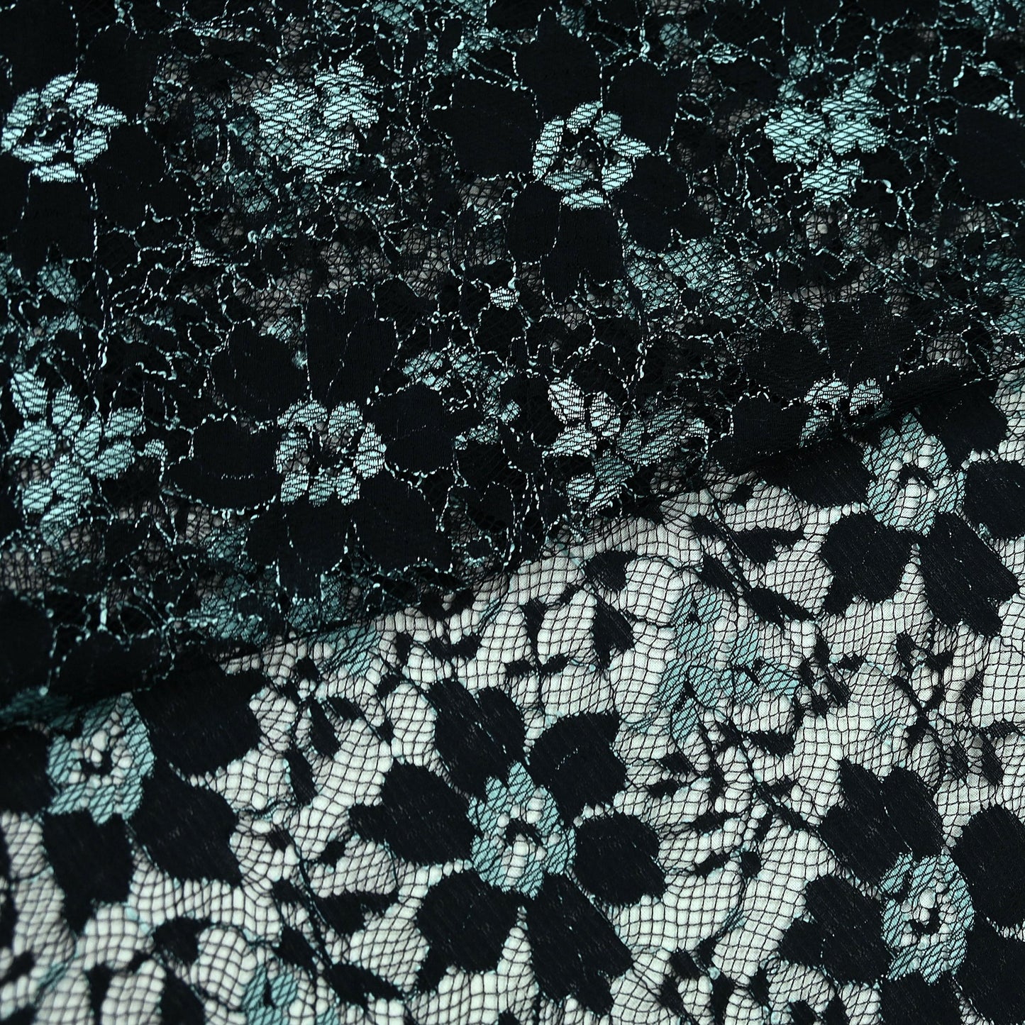 Indian Vintage Black Saree Net/Mesh Hand Embroidered Sari Craft Fabric Floral 7Yd Sewing Dress making Crafting Quilting Upcycle
