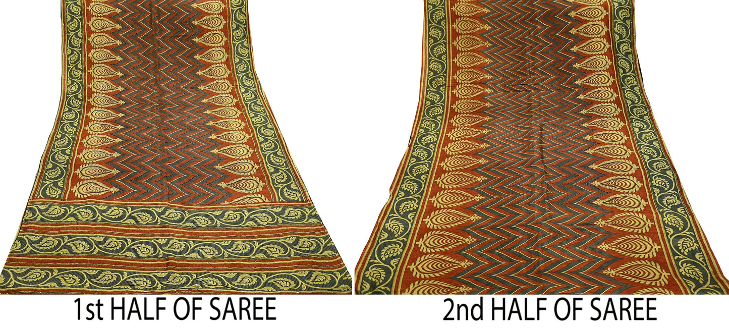 Indian Vintage Sari Pure Silk Hand Embroidered Sarees 5Yd Craft Fabric Sewing soft Quilting Crafting Upcycle Ethnic Bollywood sarees