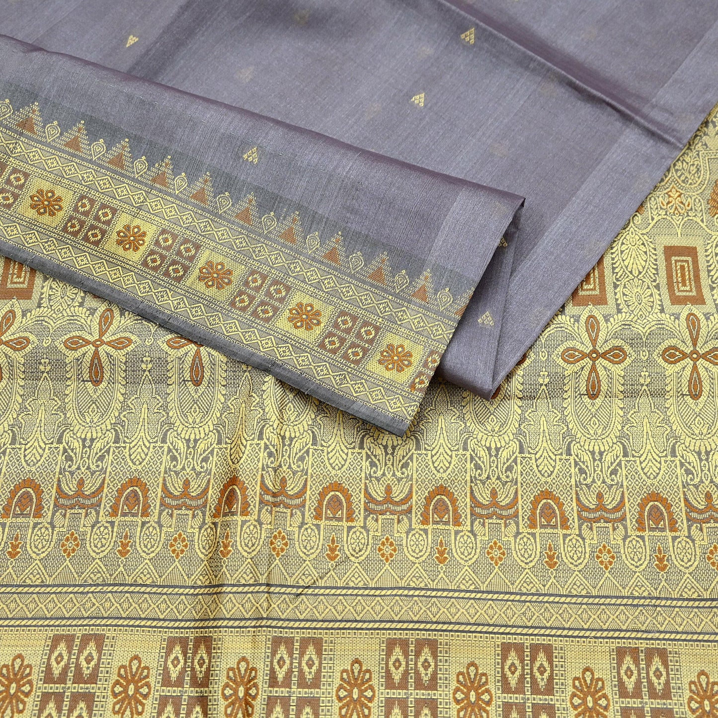 Indian Vintage Heavy Purple Hand Woven Saree 100% Pure Silk Sari 5Yard Floral Dress making Crafting Quilting Upcycle