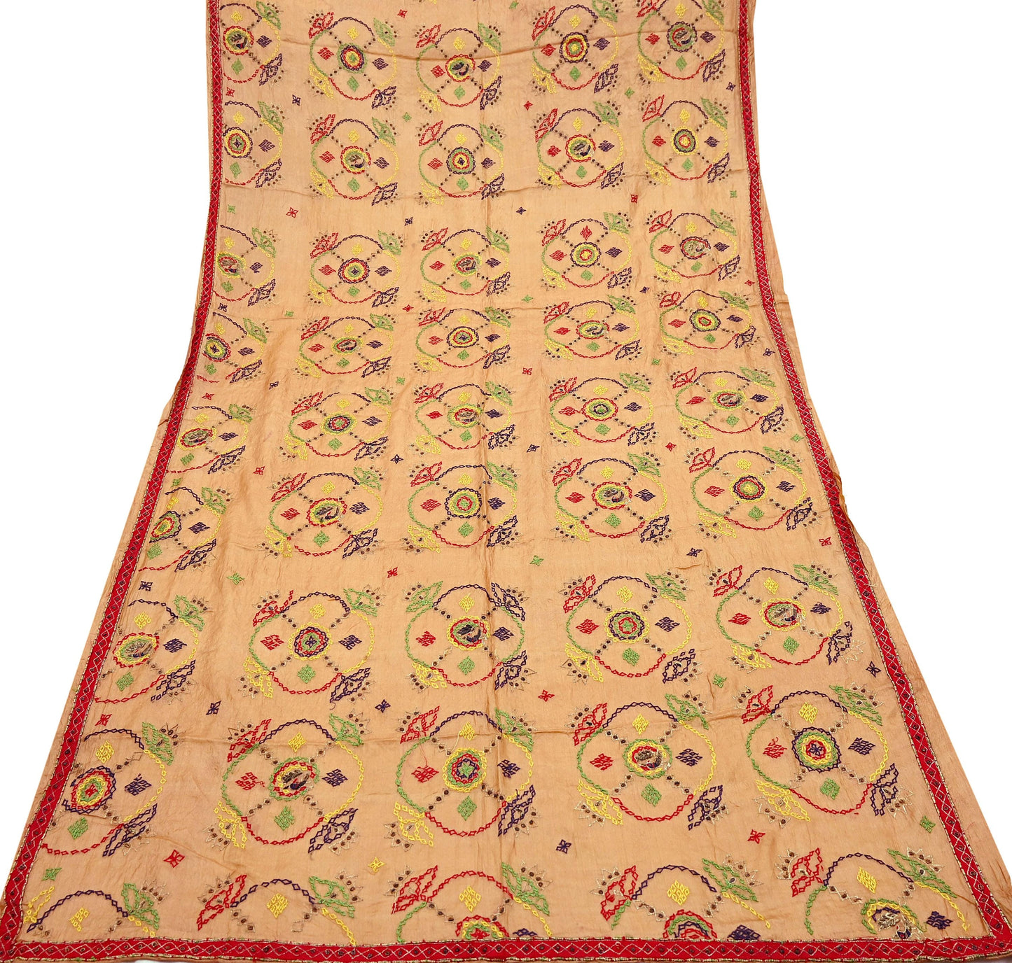 Indian Vintage Black Dupatta Long Stole Pure Silk Hand Embroidered Scarves Veil Scarf Wrap Hippie Boho Zardozi/ Dabka
