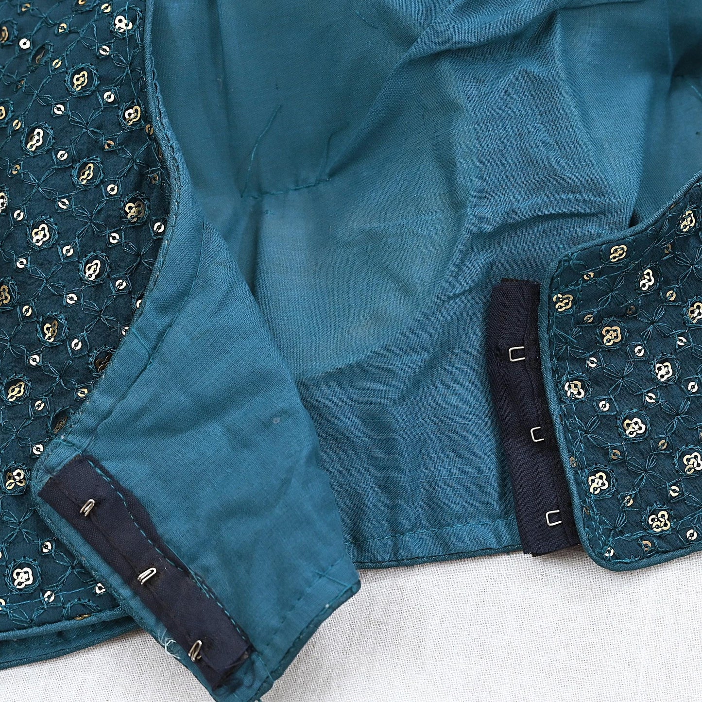 Indian New Green GEorgette Embroidered sleeveless Padded Blouse/Top/Crop Party wear Bollywood Blouse
