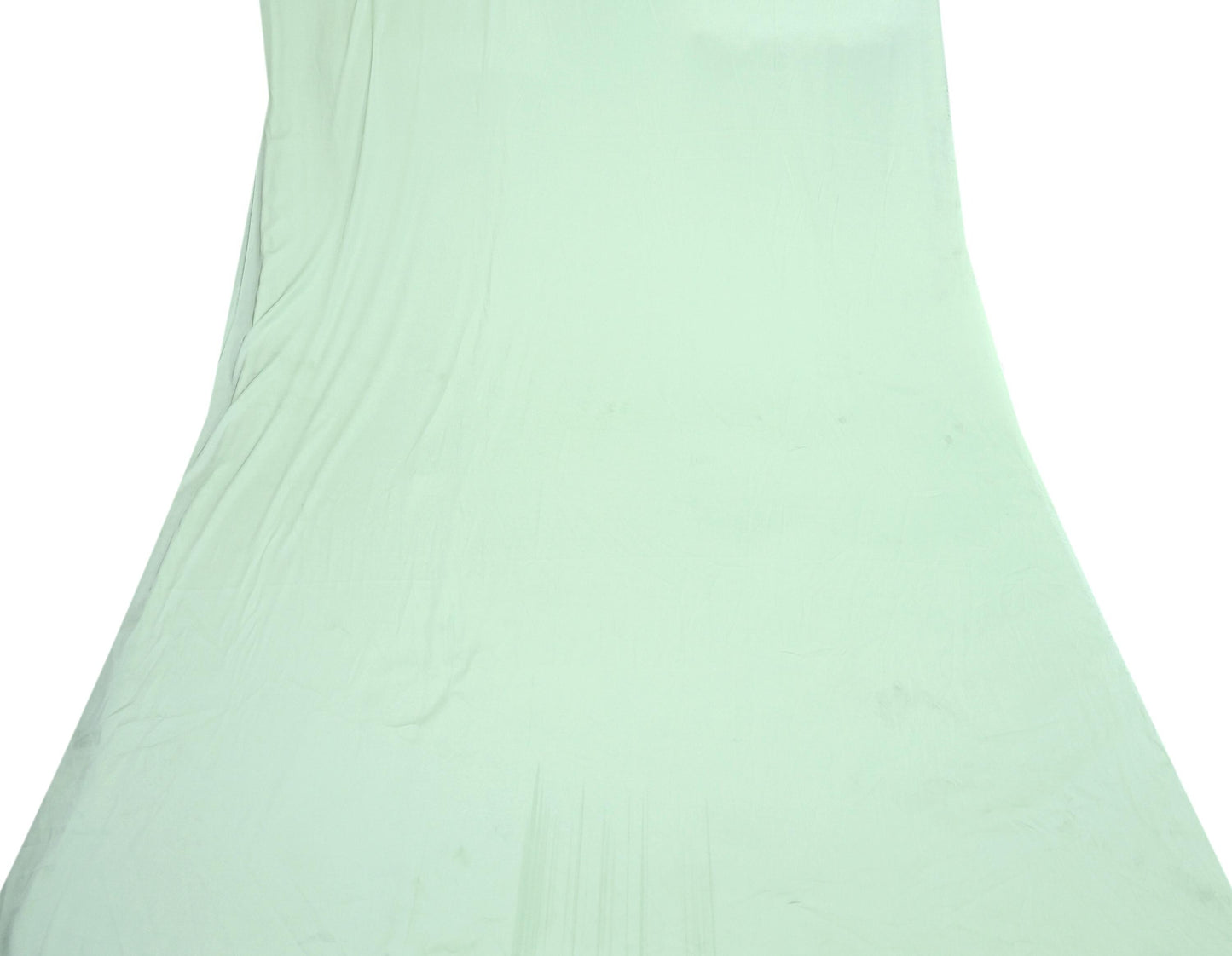 Indian New Sage Green Satin solid Design Fabric Crafting Quilting Dress making Crafting soft 5yards