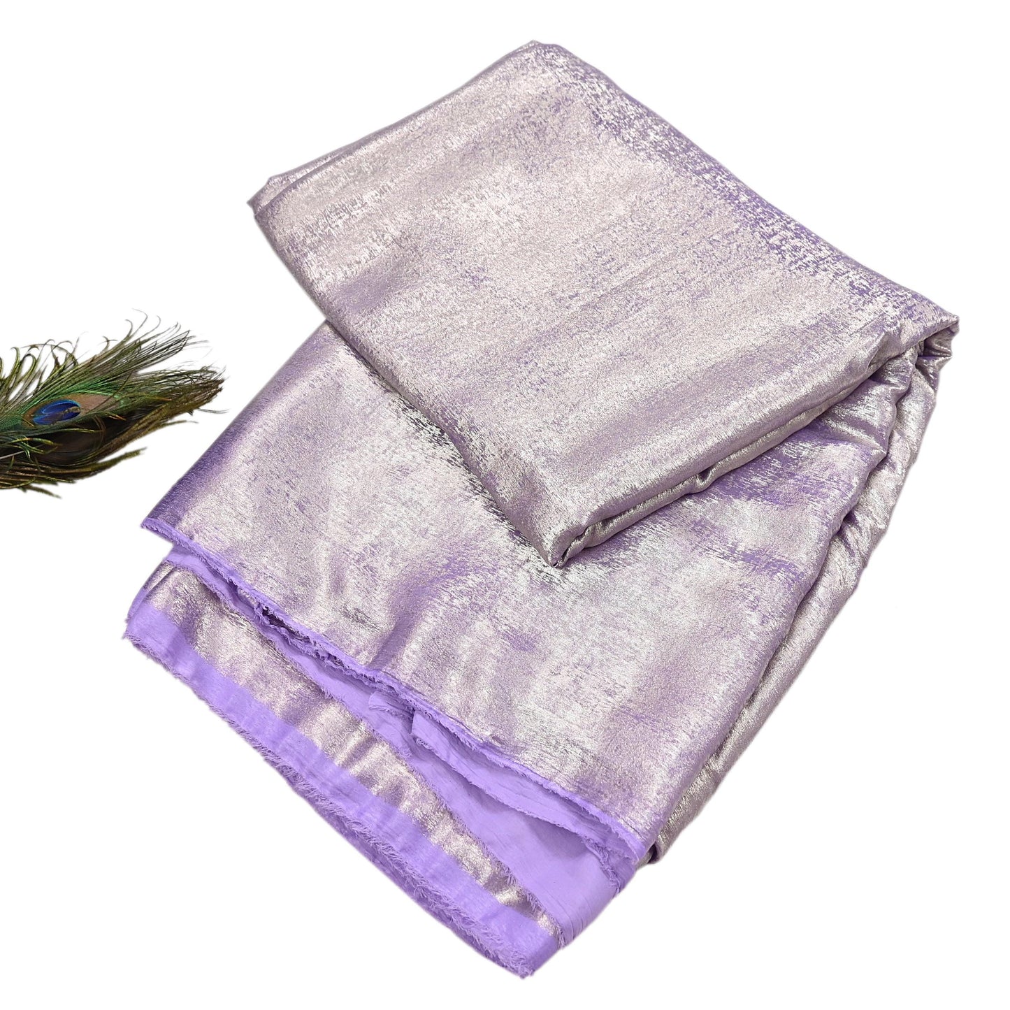 Indian New Golden Indigo Georgette shimmeri Design Fabric Crafting Quilting Dress making Crafting soft 5yards