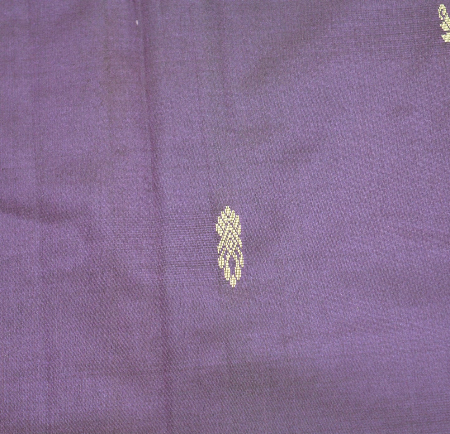 Indian Vintage Heavy Saree Purple Hand Woven 100% Pure Silk Indian Sari Fabric 5Yard Silk Sari Ethnic Floral Ethnic