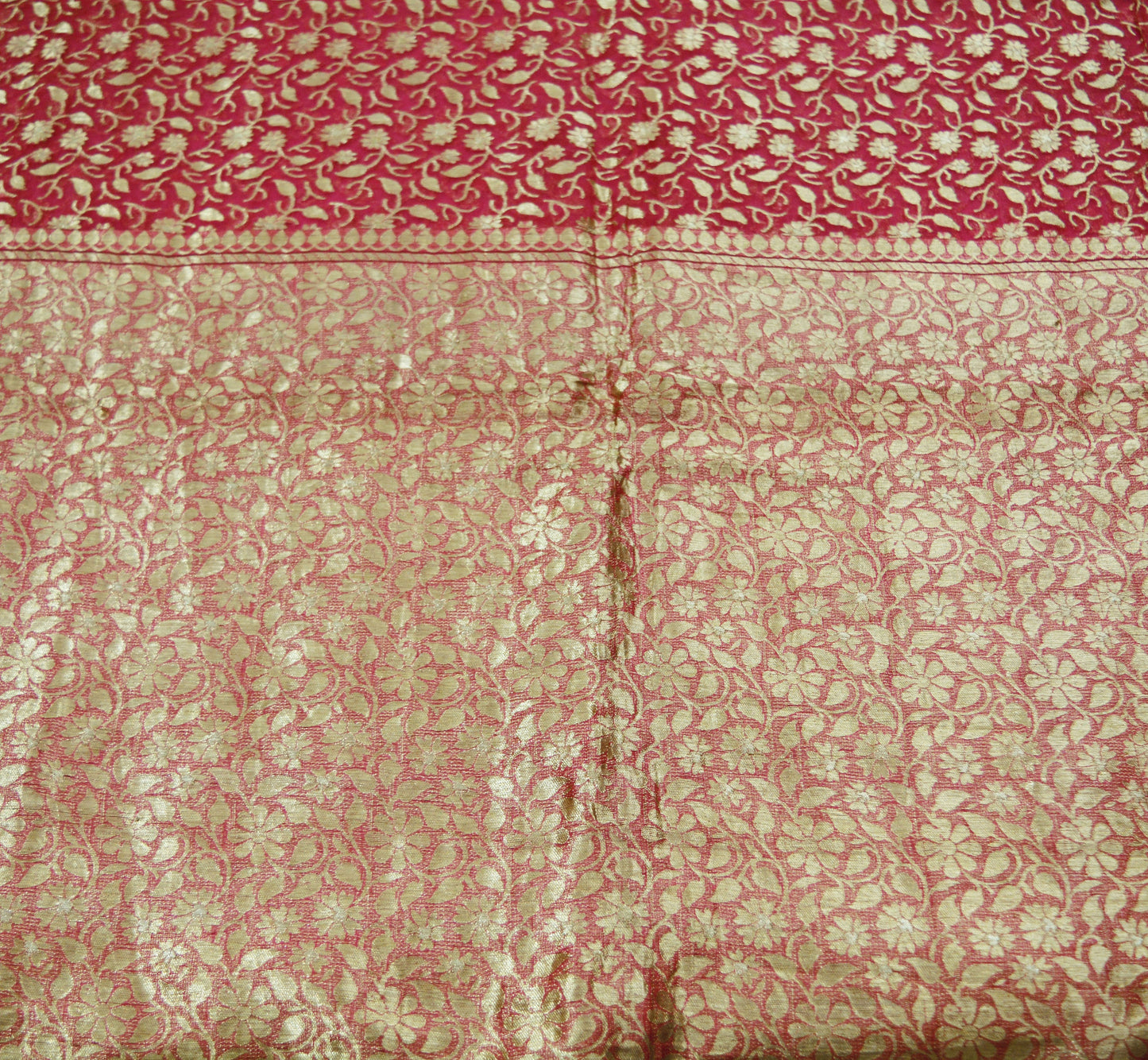 Vintage Pink Heavy Sari Wedding  Pure Organza Silk Hand Woven Banarasi Brocade Saree Zari 5Yard  Indian Sari