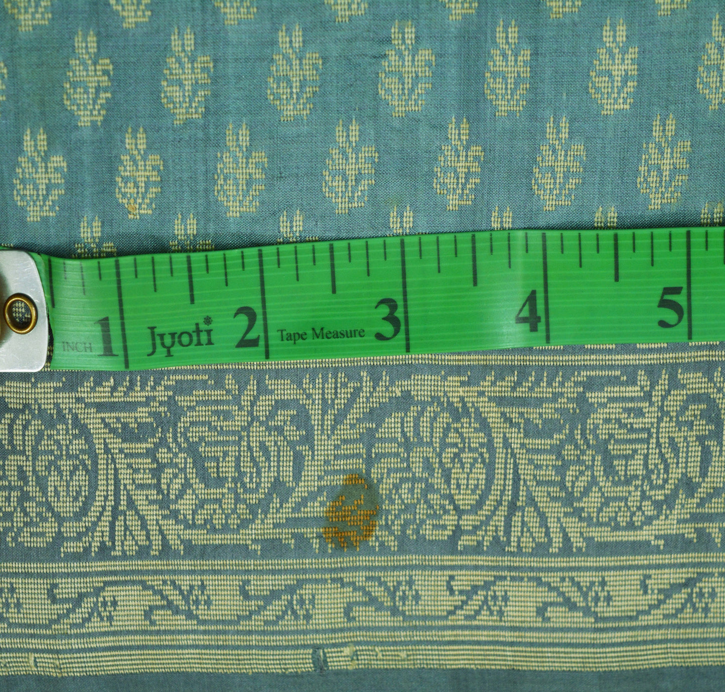 Indian Vintage Gray Heavy Saree Pure Silk Hand Woven Indian Sari 5yd Ethnic Fabric Craft Floral Sewing