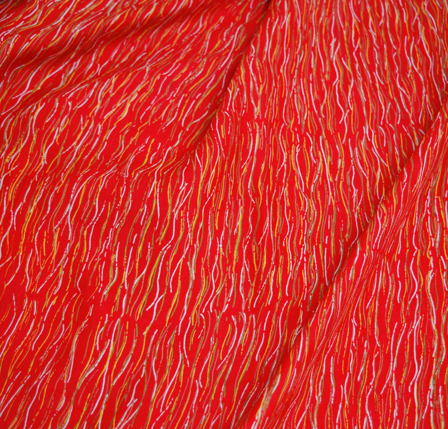 Indian Vintage Sari Red 100% Pure Silk Printed Saree Fabric 5yard Sewing Craft DressMaking Soft Saree Dress