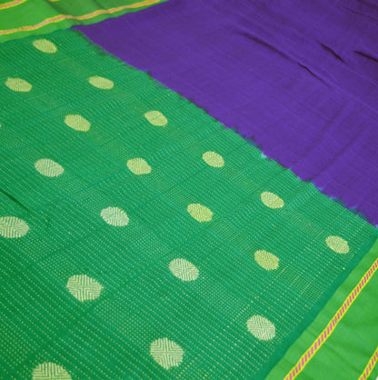 Indian Vintage Sari Multi Pure Cotton Hand Woven Saree 6yd Ethnic Craft Fabric Soft Floral Quilting Crafting Dress Making Dress Designing