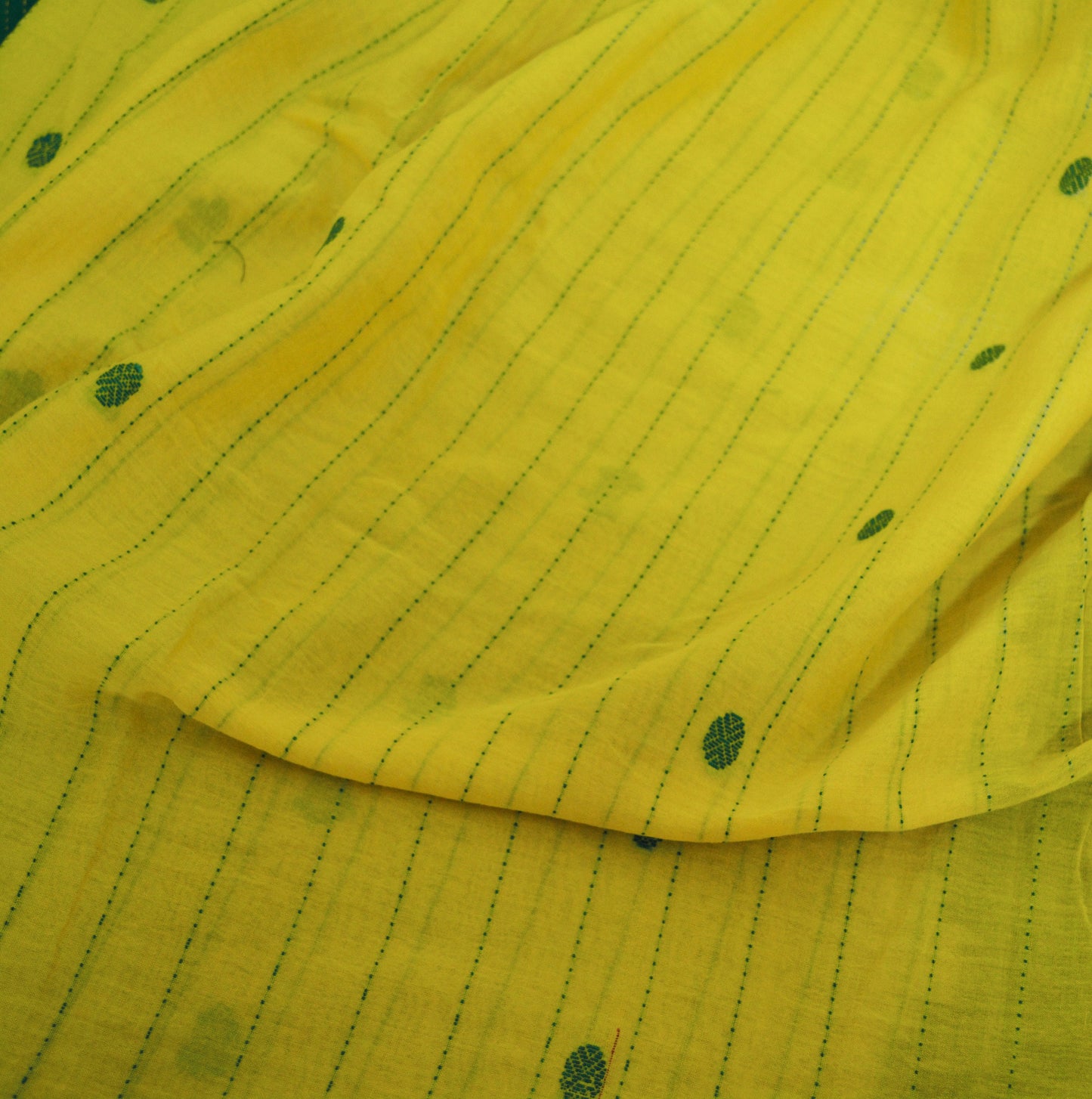 Indian Vintage Sari Multi Pure Cotton Hand Woven Saree 6yd Ethnic Craft Fabric Soft Floral Quilting Crafting Dress Making Dress Designing