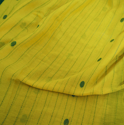 Indian Vintage Sari Multi Pure Cotton Hand Woven Saree 6yd Ethnic Craft Fabric Soft Floral Quilting Crafting Dress Making Dress Designing