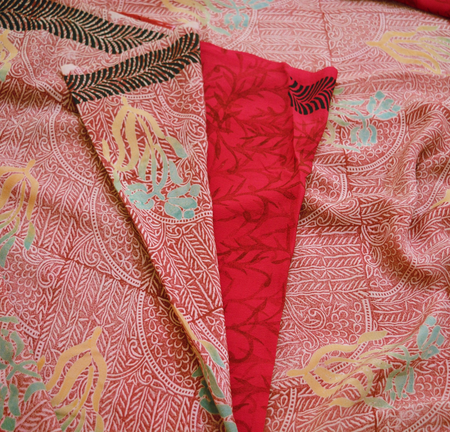 Indian Vintage Sari Cream & Pink Pure Crepe Silk Printed Saree 5yard Sewing Floral Soft Craft Fabric Wrap