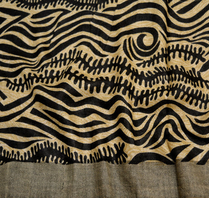 Vintage Long Stole Pure Woolen Scarf Printed Dupatta Infinity Scarves Sarong Wrap Veil Woman Hijab Shawl Craft Fabric