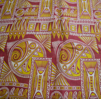 Indian Vintage Sari Maroon & Green Pure Silk Printed Saree Fabric 5yard Sewing Craft DressMaking