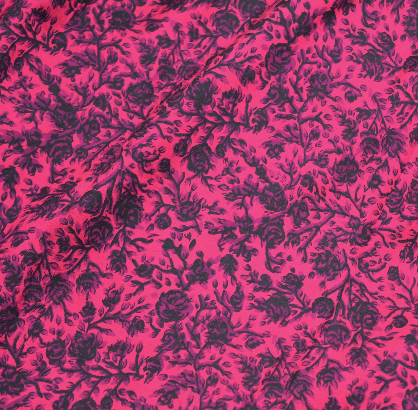 Indian Vintage Sari Pink Pure Silk Printed Saree  Fabric 5yard Sewing Craft Fabric DressMaking Soft Wrap Floral