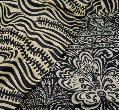 Vintage Long Stole Pure Woolen Scarf Printed Dupatta Infinity Scarves Sarong Wrap Veil Woman Hijab Shawl Craft Fabric
