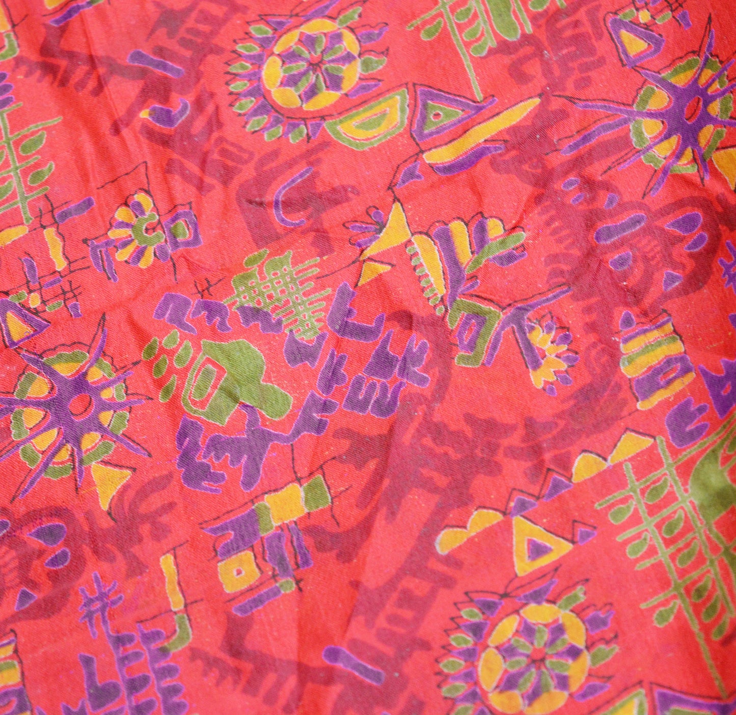 Indian Vintage Sari Red 100% Pure Silk Printed Saree Fabric 6yard Sewing Zari Craft Fabric DressMaking Soft Wrap