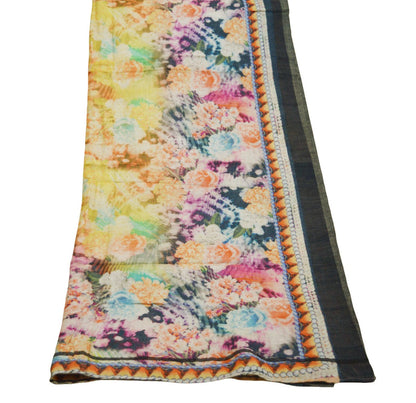 Vintage Multi Long Stole Pure Woolen Scarf Tie-Dye Printed Dupatta Infinity Scarves Sarong Wrap Veil Woman Hijab Shawl Craft