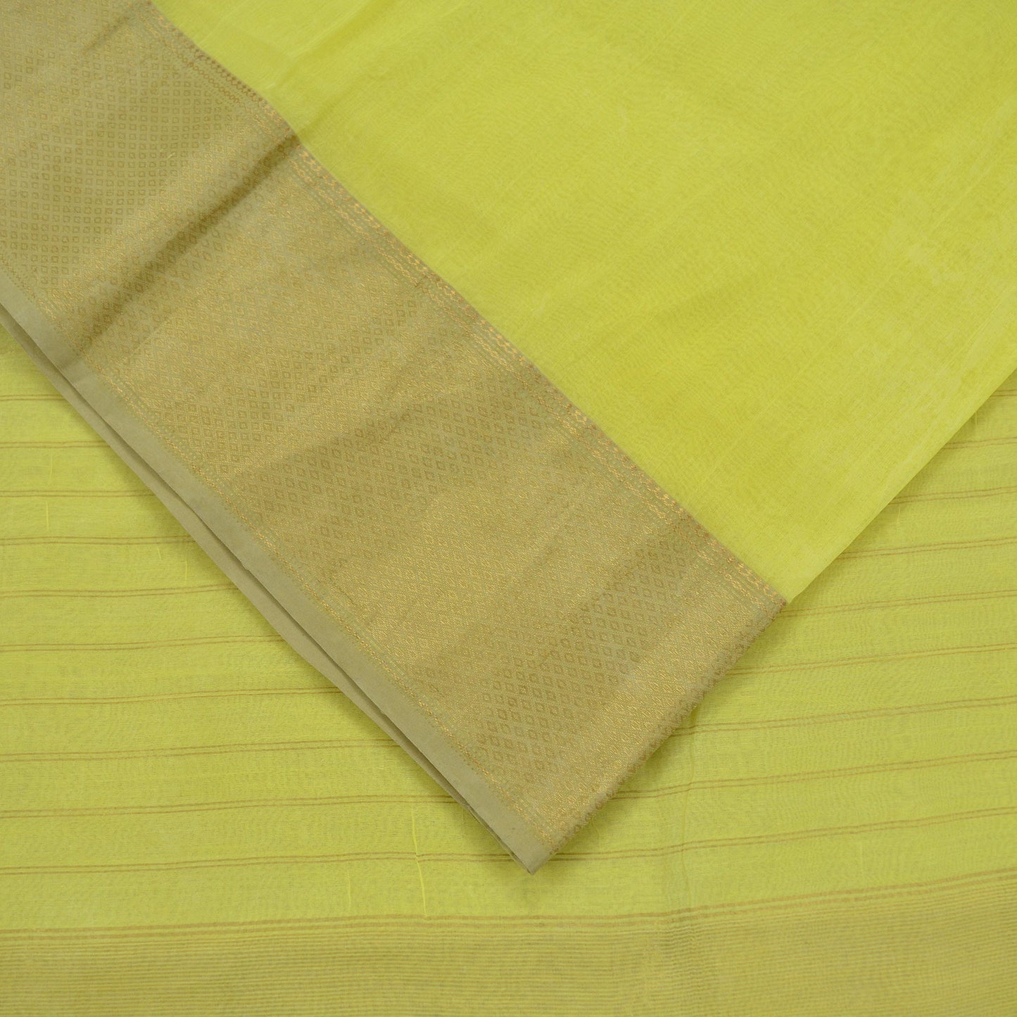 Indian Vintage Sari Yellow Pure Silk Hand Woven Sarees 5Yd Craft Fabric Sewing Ethnic Bollywood Black Sarees Upcycle Fringes Zari