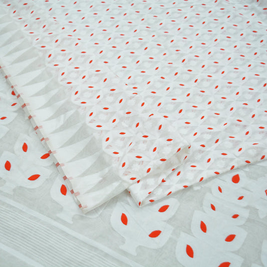 Indian Vintage Sari White Organza Woven Saree Craft Fabric 5Yd Sewing Ethnic Floral Dress Making Upcycle Quitting Crafting Bollywood sarees