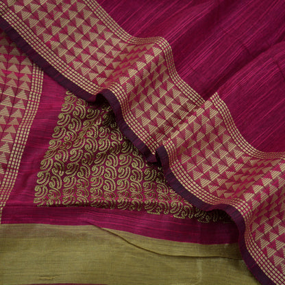 Indian Vintage Dupatta Pink Long Stole Hand Embroidery Chanderi Scarves Veil Wrap Boho