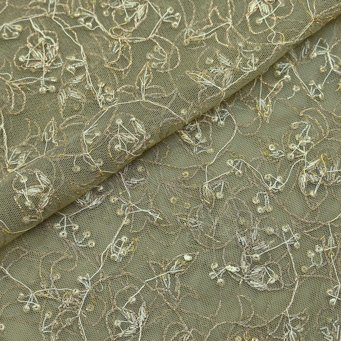 Indian Vintage Heavy Bridal Dupatta Green Net Mesh Long Stole Hand Embroidered Scarves Golden Zardozi Dabka Zari Wedding Veil Hijab